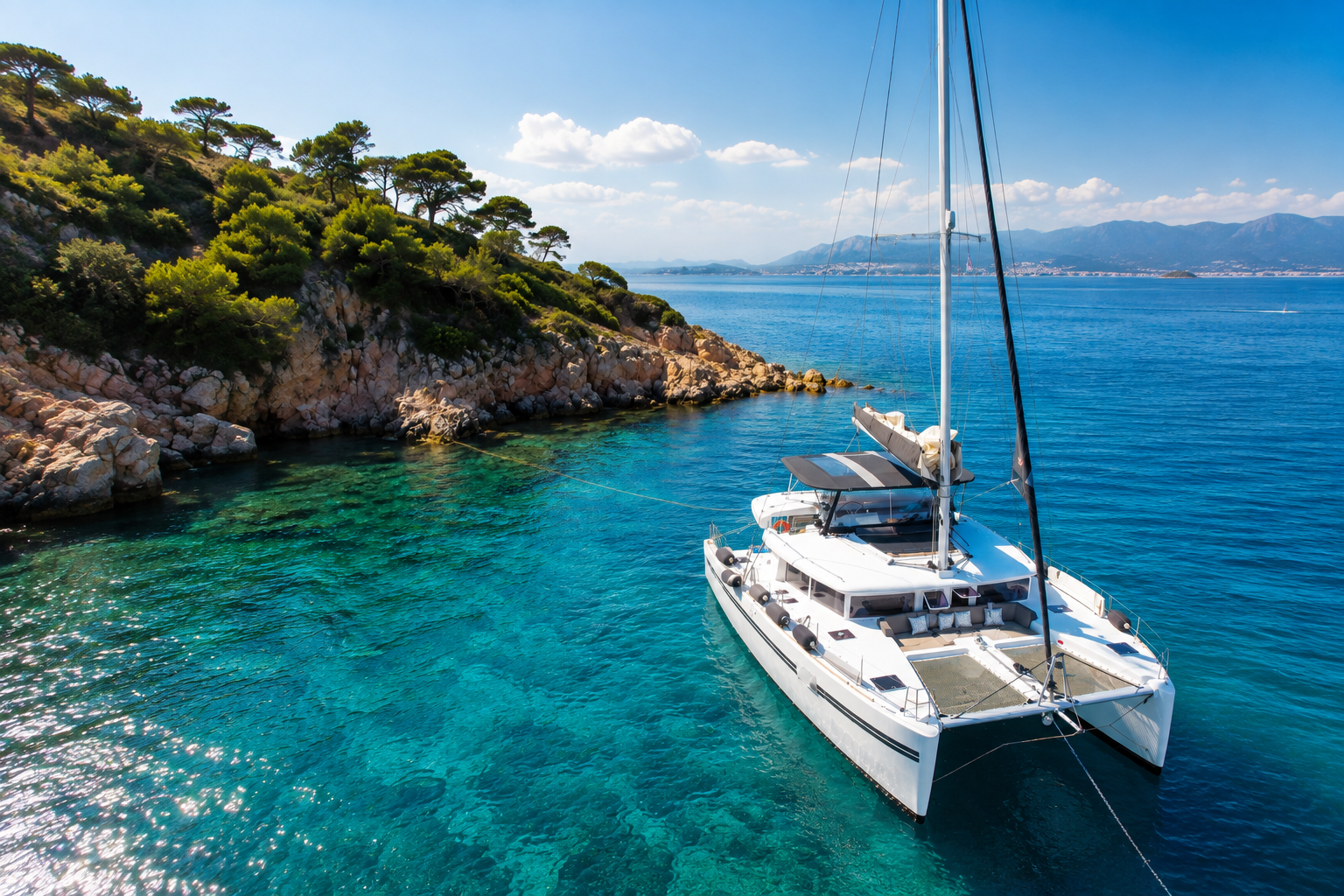 Baccarat - 45 ft crewed catamaran
